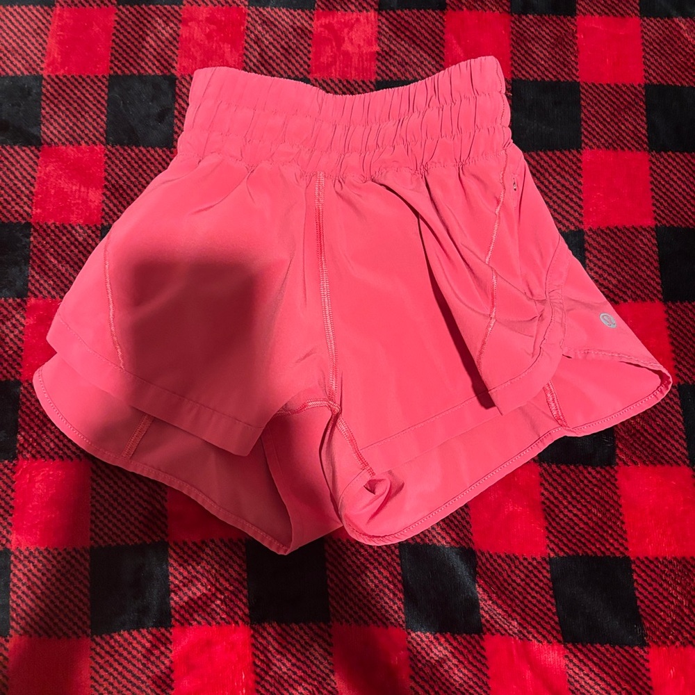 Lululemon Athletica Coral Athletic Shorts
